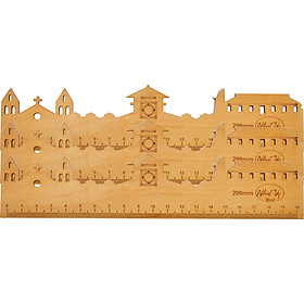 Combo 3 Thước Gỗ Học Sinh Nhatvywood 200mm - Chợ Bến Thành